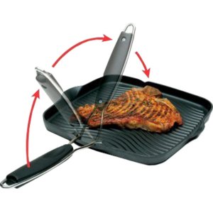 Seawide STF-030036-006-SPEC Grill Pan, 10x10, With Foldable Handle