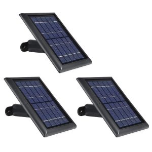 Wasserstein BLINKXTSOLBLK3PKUS Outdoor Solar Panel With Internal Batte