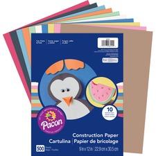 Pacon PAC P6555 Art Street Lightweight Construction Paper - Art Projec