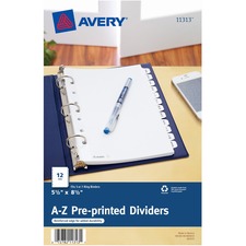 Avery AVE 11313 Averyreg; A-z Preprinted Tab Dividers - 12 X Divider(s