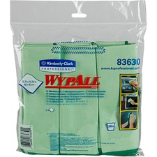 Kimberly KCC 83630 Wypall Microfiber Cloths - General Purpose - Cloth 