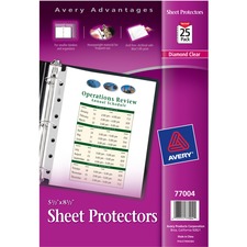 Avery AVE 77004 Averyreg; Mini Diamond Clear Heavyweight Sheet Protect