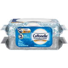 Kimberly KCC 35970 Cottonelle Flushable Wet Wipes Flip-top Pack - 16 P