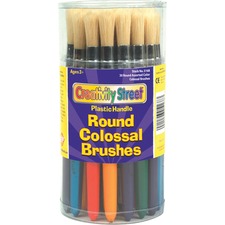 Pacon 05168 Creativity Street Wood Colossal Brushes - 30 Brush(es) - 6