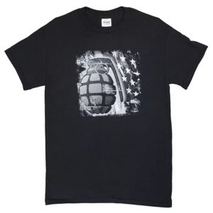 Fox 63-470 S Grenade Men's T-shirt Black - Small