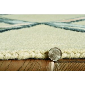 Homeroots.co 374983 27 X 96 Cream Wool Or Viscose Rug