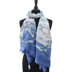 In BF712 Spring Scarf Royal Blue