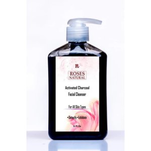 Roses 744790579345 Activated Charcoal Facial Cleanser 9oz