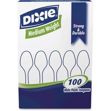 Georgia DXE TM207 Dixie Medium-weight Disposable Teaspoon Grab-n-go By