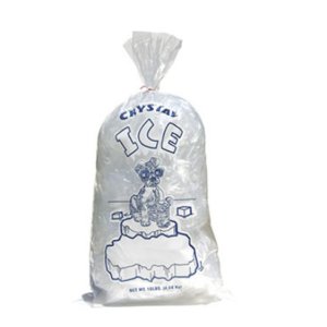 International PB-ICE-10WT Crystal Ice Icebags With Twist Tie  10 Lb