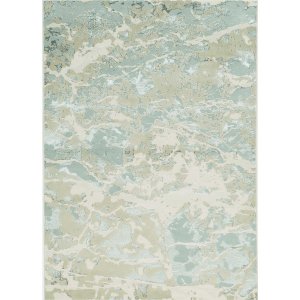 Homeroots.co 353743 3'x5' Sand Grey Polyester Area Rug