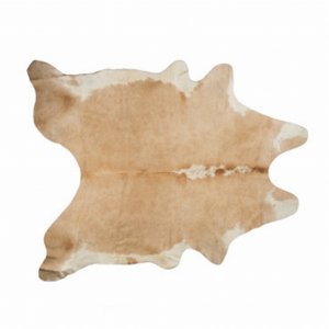 Homeroots.co 316748 72 X 84 Tan And White,  Cowhide - Rug