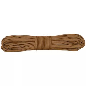 Fox 82-235 Nylon Braided Cord - 100' Hank - Coyote (tan)