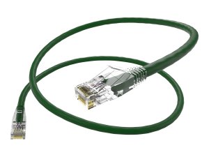 Unc 10091 Unirise 30 Foot Cat6 Snagless Clearfit Patch Cable Green - H