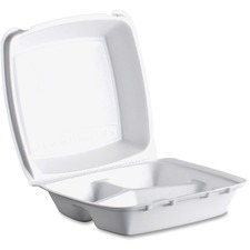 Dart DCC 85HT3 Dart Triple-compartment Foam Container - - Foam - 200 P