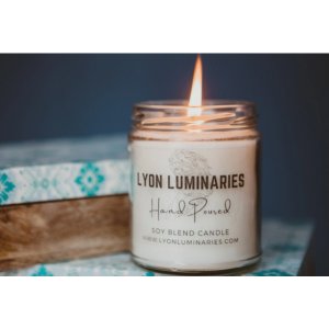 Lyon 9-MAH-1 Mahogany Coconut Soy Blend Candle