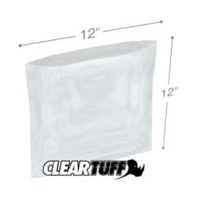 International PB41212 Flat Poly Bags  12 X 12 4 Mil