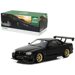 Greenlight 19030 1999 Nissan Skyline Gt-r (r34) Black 118 Diecast Mode