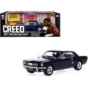 Greenlight 86615 1967 Ford Mustang Coupe Matt Black (adonis Creed\'s) 