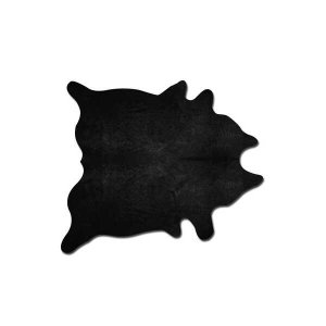 Homeroots.co 293167 72 X 84 Black, Cowhide - Rug