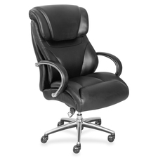 La-z-boy LZB 48080 La-z-boy Executive Chair - Mid Back - Black - Faux 