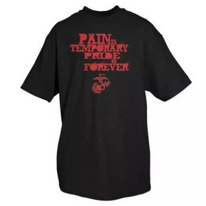 Fox 63-998 XXL Marines-pain T-shirt, Black - 2xl