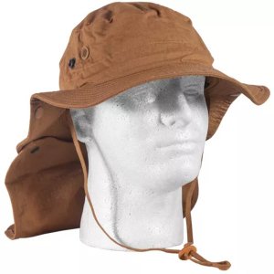 Fox 75-38 Coyote Advanced Hot-weather Boonie Hat With Neck Protector