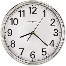 Howard MIL 625561 Hamilton Wall Clock - Analog - Quartz - White Main D