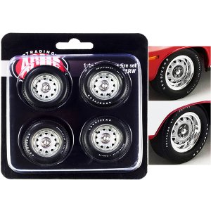 Acme A1806123RW Mopar Rally Wheel And Tire Set Of 4 Pieces 118 By Acme