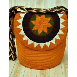 383 Bag230wy Hand-knitted Wayuu Bucket Bag - Unique Artisan Craft