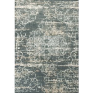 Homeroots.co 353784 3' X 4' Polypropylene Slate Area Rug