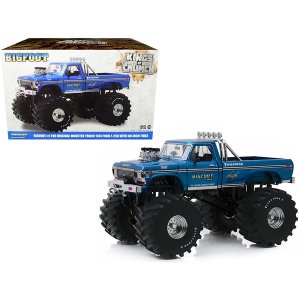 Greenlight 13541 1974 Ford F-250 Ranger Xlt Monster Truck Blue Bigfoot