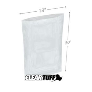 International PB41830 Flat Poly Bags  18 X 30 4 Mil