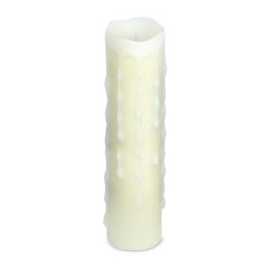 Melrose 46860DS Led Wax Dripping Pillar Candle (set Of 4 ) 1.75dx8h Wa