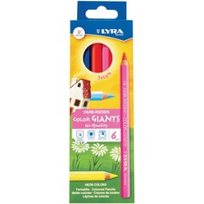 Dixon DIX L3941063 Lyra Color Giant Pencils - 6.3 Mm Lead Diameter - A