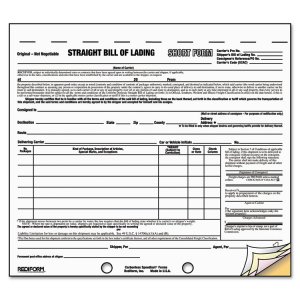 Rediform 44301 Form,billlading,shrt,tri