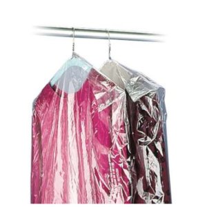 International GAR-72 Clear Dry Cleaning Bags  21 X 4 X 72 .5 Mil