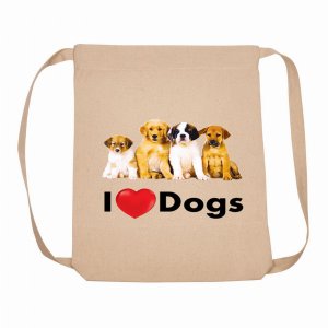 Creative 100244 Backpack I Love (heart) Dogs