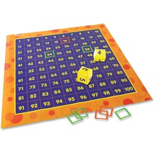 Learning LRN LER1100 Hip Hoppin' Hundred Mat Floor Game - Themesubject