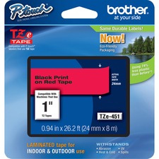 Brother TZE451 P-touch Tze Laminated Tape Cartridges - 1516 - Thermal 