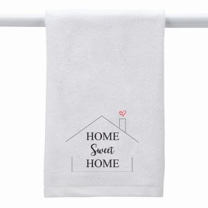 Creative 100550 White Towel Home Sweet Home (house)