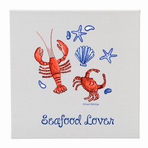 Creative 104755 Canvas 12x12 Seafood Lover