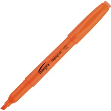 Integra ITA 36182 Pen Style Fluorescent Highlighters - Chisel Marker P