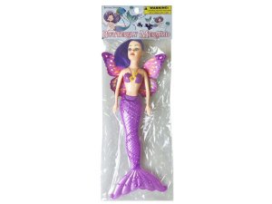 Bulk GE541 Battery Operated Butterfly Mermaid Doll Assorted