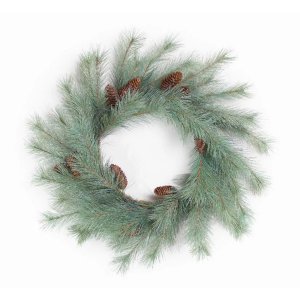 Melrose 77249DS Pine Wreath 26d Pvc