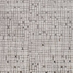 Homeroots.co 374794 3' X 5' Grey Mosaic Area Rug