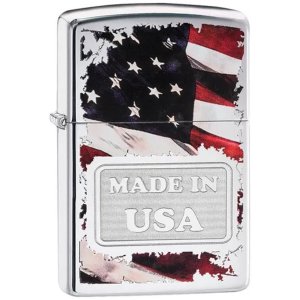 Fox 86-29679 Zippo Made In Usa - High Polish Chrome