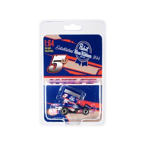 Acme A6401004 Winged Sprint Car 5w Lucas Wolfe Pabst Blue Ribbon Beer 