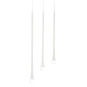 Melrose 80907DS Icicle (set Of 6) 12h, 13.5h, 16h Glass