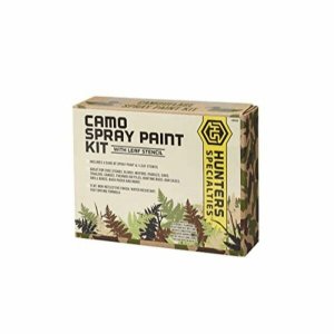 Hunters HS-00320 Camo Sray Paint Kit With Leaf Stencil